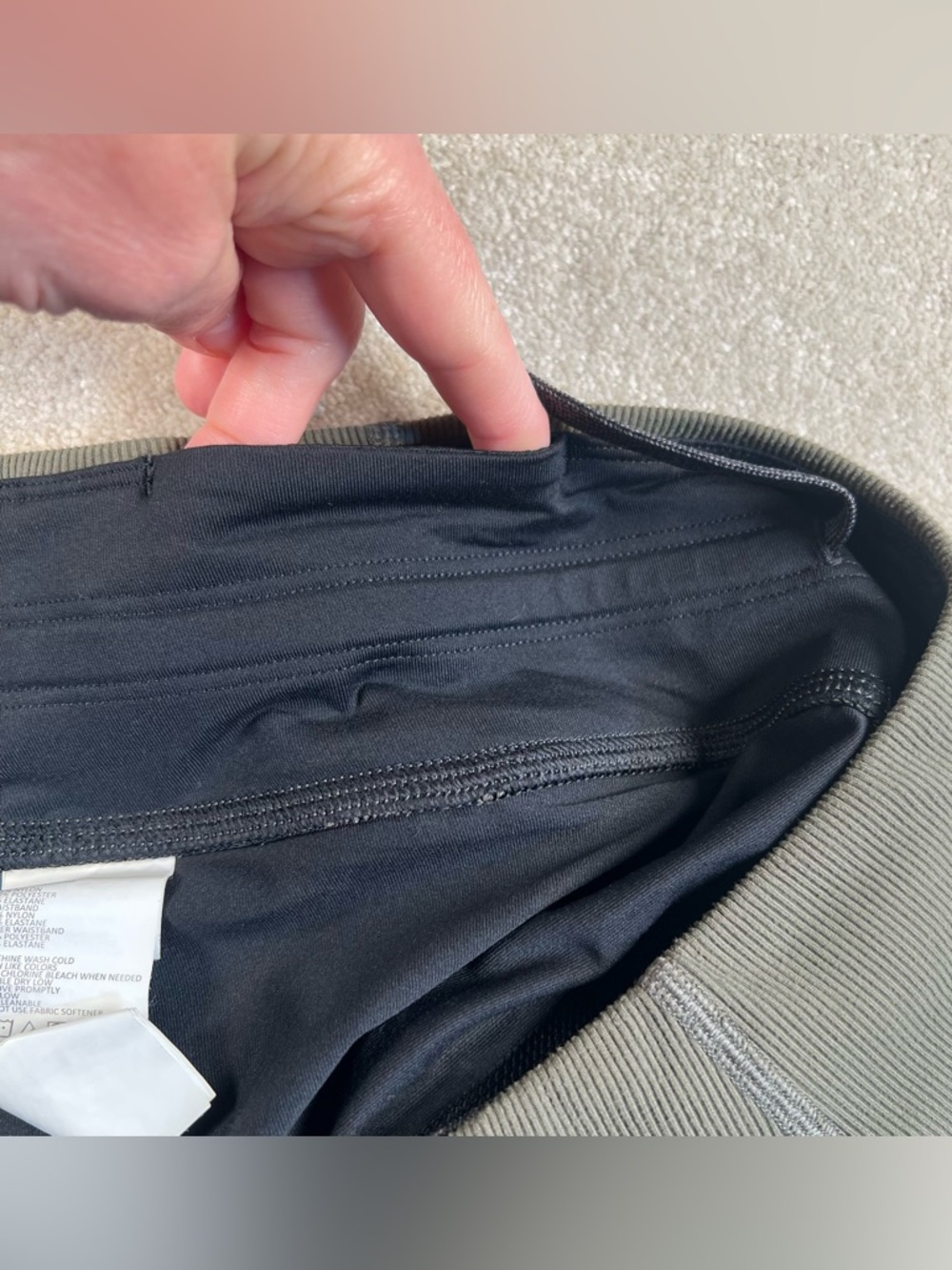 PrAna Green Skirt Athletic Pull On Shorts Pockets Athleisure Summer Women's Lg - Picture 9 of 12